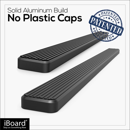 Satin Black 4/" iBoard Side Step Nerf Bar Fit 10-19 Toyota 4Runner Limited