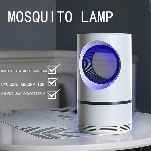 Electric Quiet Insect Killer Fly Bug Mosquito LED Light Trap Lamp Pest Contro IT