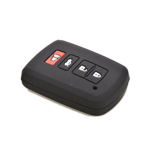 Black Silicone Case Cover For Toyota Camry RAV4 Avalon Remote Smart Key 2018 *