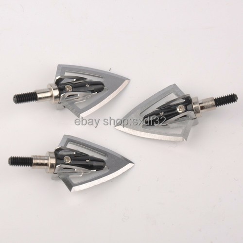6pcs 100 Grain Aluminum Arrowhead Tips F Fiberglass Arrow Carbon Arrows Archery