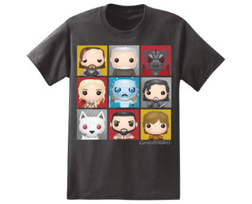 Isaac Morris Game of Thrones POP Vinyl Characters Men T-Shirt GT3M0053OL US