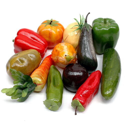 Gemüse Mix deko vegetables// NICE PRICE 12 Stück Sortiment künstlich