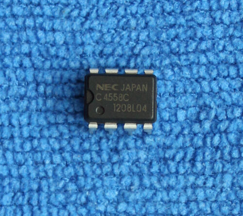 2PCS IC NEC uPC4558C DIP-8 Integrated Circuit - NOS