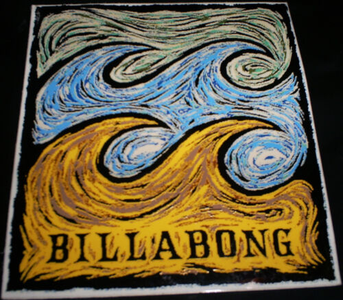 Vintage 90/'s Billabong Wave Surf Street Wear Patineta pegatinas y calcomanías