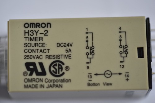 OMRON H3Y-2 /& H3Y-4 12v to 220V Min Solid State Timer unit UK SUPPLY