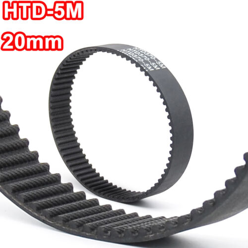 5M HTD Timing Belt 20mm Width Closed Loop Rubber Drive Belts for Pulley Printer