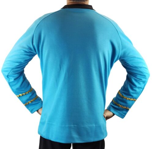Star Trek Captain Kirk Spock CLASSIC Gold Blue Shirt Costume uniform TOS 