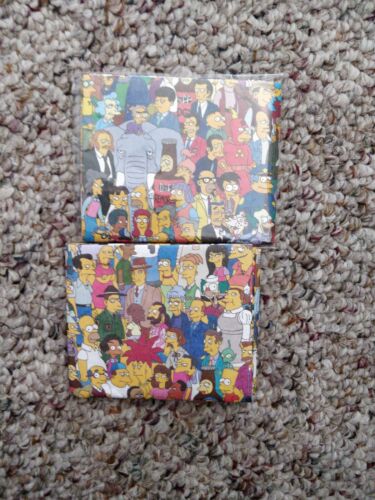 The Simpsons Mighty Wallet Bill Fold Tyvek Paper Wallet Lootcrate Exclusive NEW! 