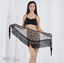 Silver Coins Tassels Sequins Triangle Hip Scarf Belt Chain Belly Dance Costumes