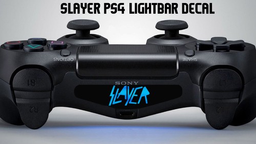 slayer playstation ps4 controller light decal sticker vinyl metal