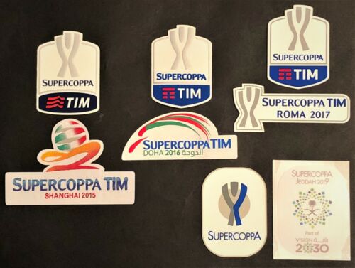 TOPPE ufficiali varie stagioni /"SUPERCOPPA ITALIANA /" official patch mix seasons