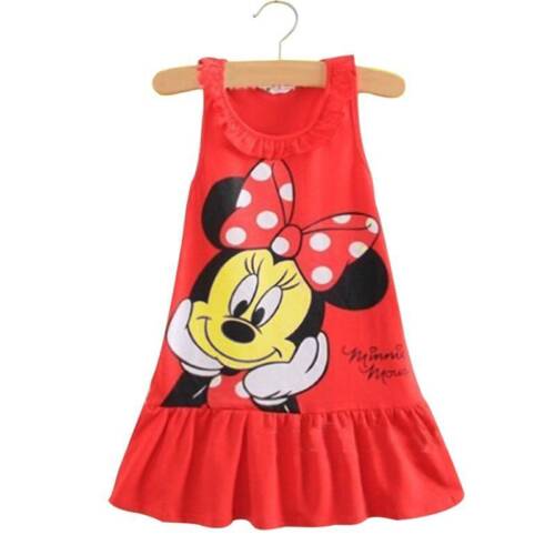 Minnie Mouse Kinder Baby Mädchen Partykleid Kostüm Ballett Tutu Kleid Kleidung 
