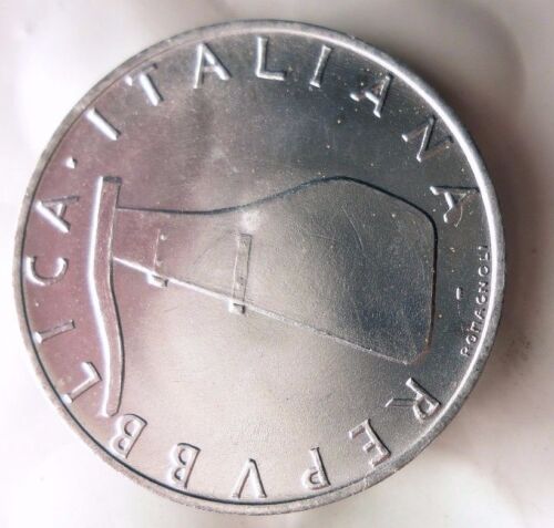 AU BIN #FFF//It Bin E Free Ship 1954 ITALY 5 LIRE Great Early Date Coin