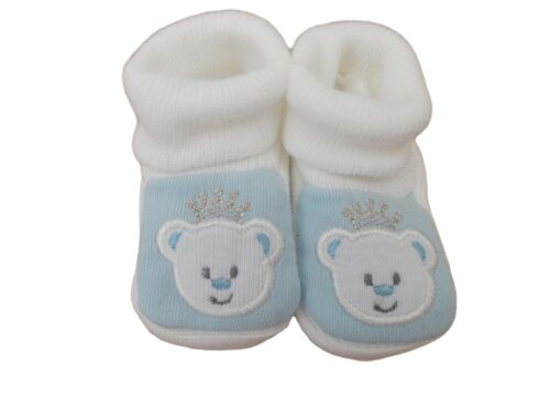 Brand new baby boys girls /& unisex knitted booties 0-3 months. Various designs
