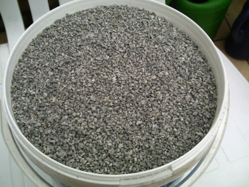 0,5 KG GLEISSCHOTTER aus GRANIT STEIN grau meliert 2,0-4,0 mm SPUR 1