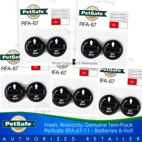 PetSafe RFA-67D-11 Batteries 6V for Dog Fence Collar Receiver PIF-275-19 PUL-275