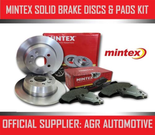 MINTEX REAR DISCS AND PADS 252mm FOR MAZDA MX5 1.6 1998-01
