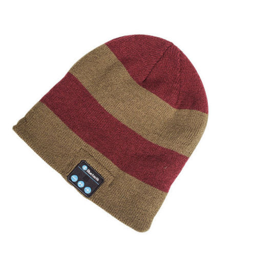 Warm Beanie unisex Hat Wireless Bluetooth Music Cap Headphone Speaker Mic