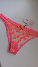 AGENT PROVOCATEUR RARE PERDIA SORBET BRIEF AP 2 SMALL UK 8 BNWT