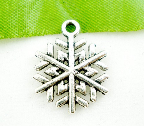 Pendentifs Charms Flocon de neige Noël M0299