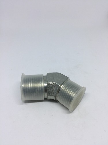 45 Degree FS2503-08-08 Hydraulic Adapter 1//2” MALE ORFS X 1//2” MALE NPT