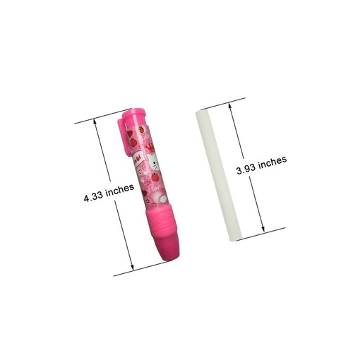 4 ... Cute Pencil Creative Stationery Retractable Rubber Stick Erasers for Kids