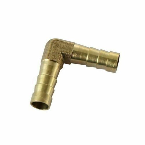 Brass 8mm Elbow 90 Degree Hose Barb Pipe Fitting Coupler Connector Air Water Gas
