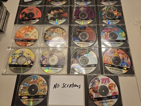 Japanese Sega Saturn Video Game Lot RPG Role Playing Discs & Cases Only Lot #2