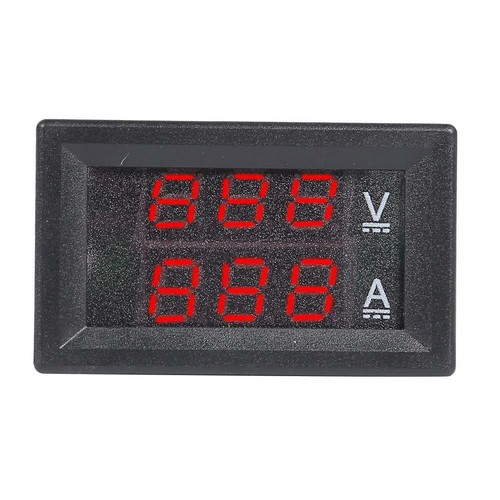 HW-811 Mini LCD Digital Voltmeter Ammeter DC 100V 50A Panel Meter with Shunt