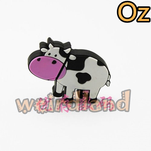 8GB Quality USB Flash Drives WeirdLand Cow USB Stick