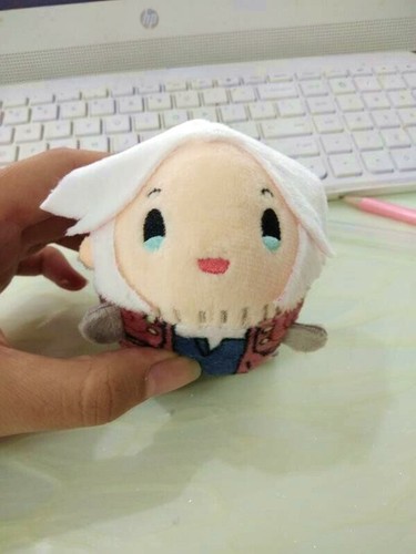 Devil May Cry DMC Nero Vergil Dante Plush Bag Keychain Doll Stuffed