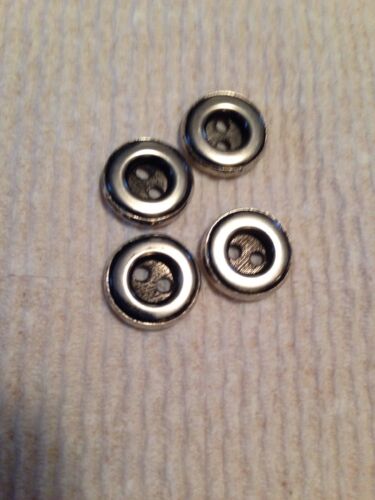 Older Silvertone Metal Buttons Horseshoe Western Cowboy Just Over 1//2/" set of 4