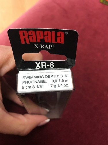 Rapala XR-8 XRAP Slashbait Long Casting Suspending Lure Glass Ghost New