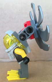 LEGO® Diver 3 Minifigure - Ace Speedman Set 7985 City of Atlantis - atl024