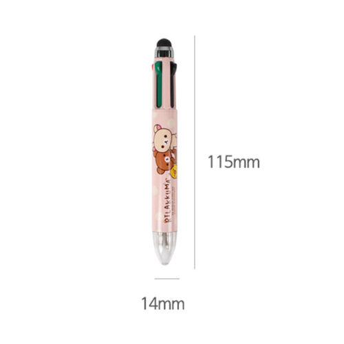 1pcs Rilakkuma 4colors in a Ball Point Pen Smart touch Topper school Stationery 