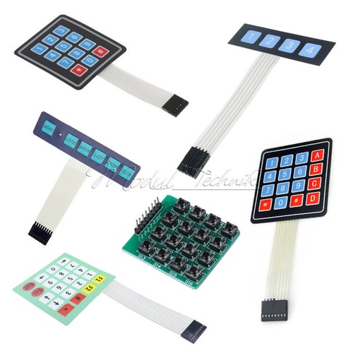 4x4//4x3//4x5//1x6//1x4 Keys Matrix Keyboard Array Membrane Switch Keypad Keyboard