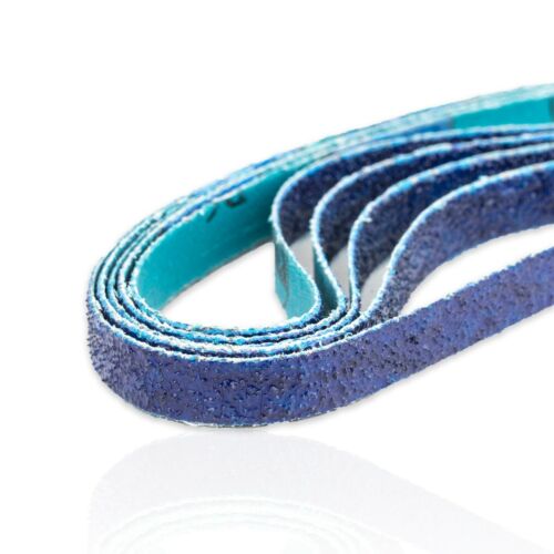20 Pack 60 Grit Zirconia Sanding Belt for Air Sanders 3/8” x 13” 