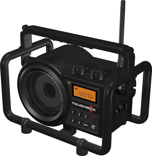 New Sangean Rugged FM//AM PLL Tuning Radio AC Adapter Built-in Charger AUX-IN