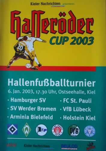 Pauli Werder Bremen Lübeck Bielefeld Programm HT 6.1.2003 Kiel Hamburger SV St