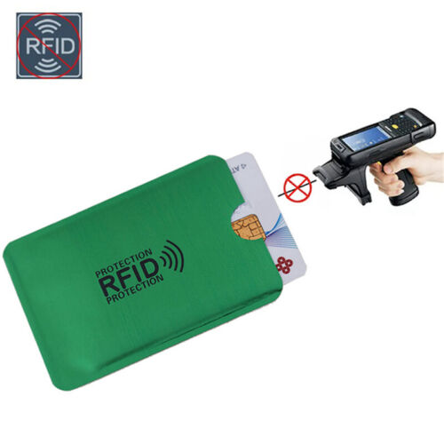 10pcs RFID Blocking Sleeve Credit Card Protector Bank Card Holder for Wallets