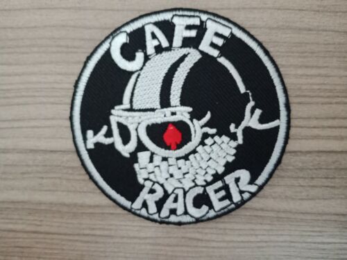 CAFE RACER MOTORCYCLE LOGO Sport Motor Racing Car Embroidered Iron On Patch sew 