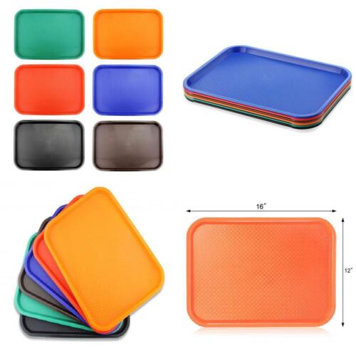 Assorted 6 Colors in Each 12 by 16-Inch New Star 28010 Fast Food Tray 