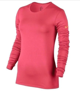 pink nike long sleeve shirt