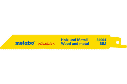 #OB Metabo 5 Säbelsägeblätter H+M,flexible,150x0,9mm 631492000 