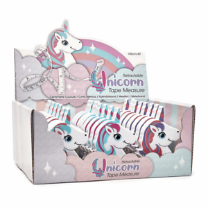 Unicorn Magic rétractable Ruban à mesurer 100 cm De Long Stocking Filler Cadeau Enfants Art