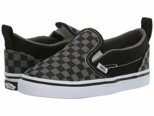 Details about   Vans Boys Checkerboard Slip-on V Toddler Shoes Black Pewter VN0A3488EO0 