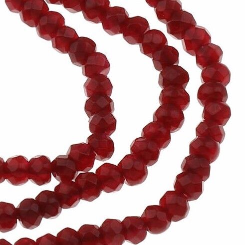 20 achat perlas piedras preciosas Garnet natural 6mm rojo rondell encararán g254
