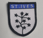 ST IVES BADGE Embroidered Sew on Patch Approx 70mm FREE UK Delivery!