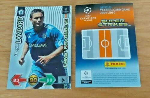 Panini Champions League 2009/10 Super Strikes Fans Favourite Frank Lampard Card 