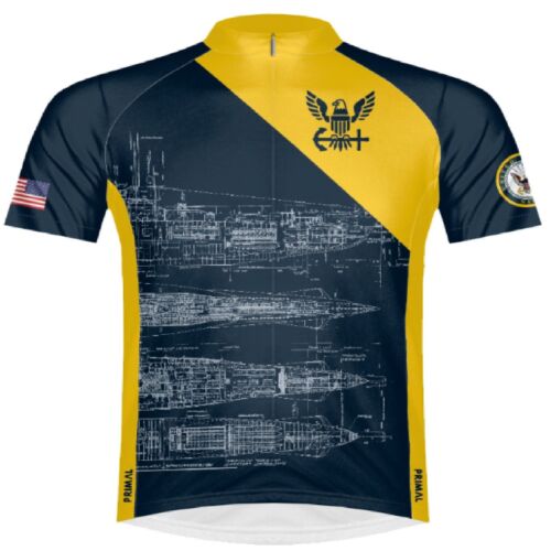 Details about   Primal Wear U.S Navy Schematic  Men's Sport Cut Full Zip cycling Jersey 
